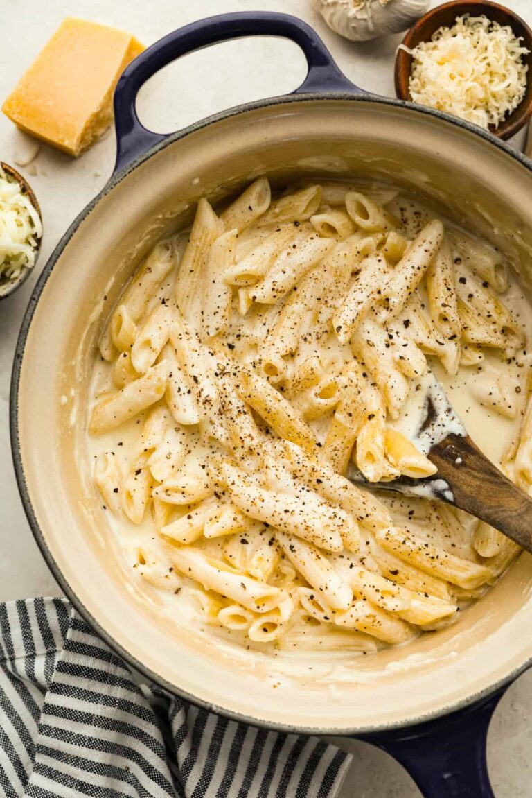 Ultra Creamy Four Cheese Pasta Recipe