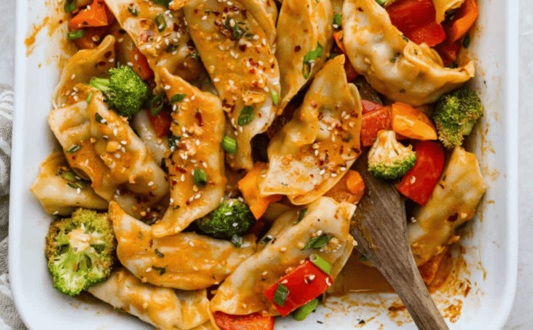 Quick Asian Dumpling Casserole Recipe